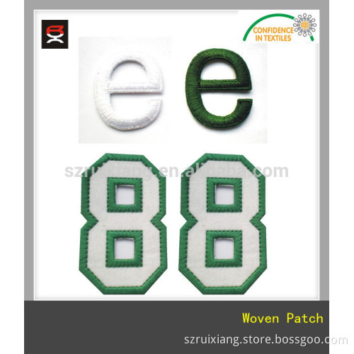 Custom Felt Embroidery Letter Patch